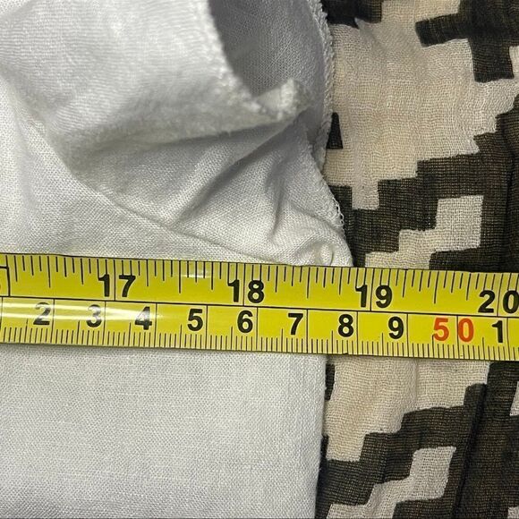 Chelsea + Theodore Linen Rayon Midi Dress SZ MED - White Minimalist Sustainable - Picture 6 of 7